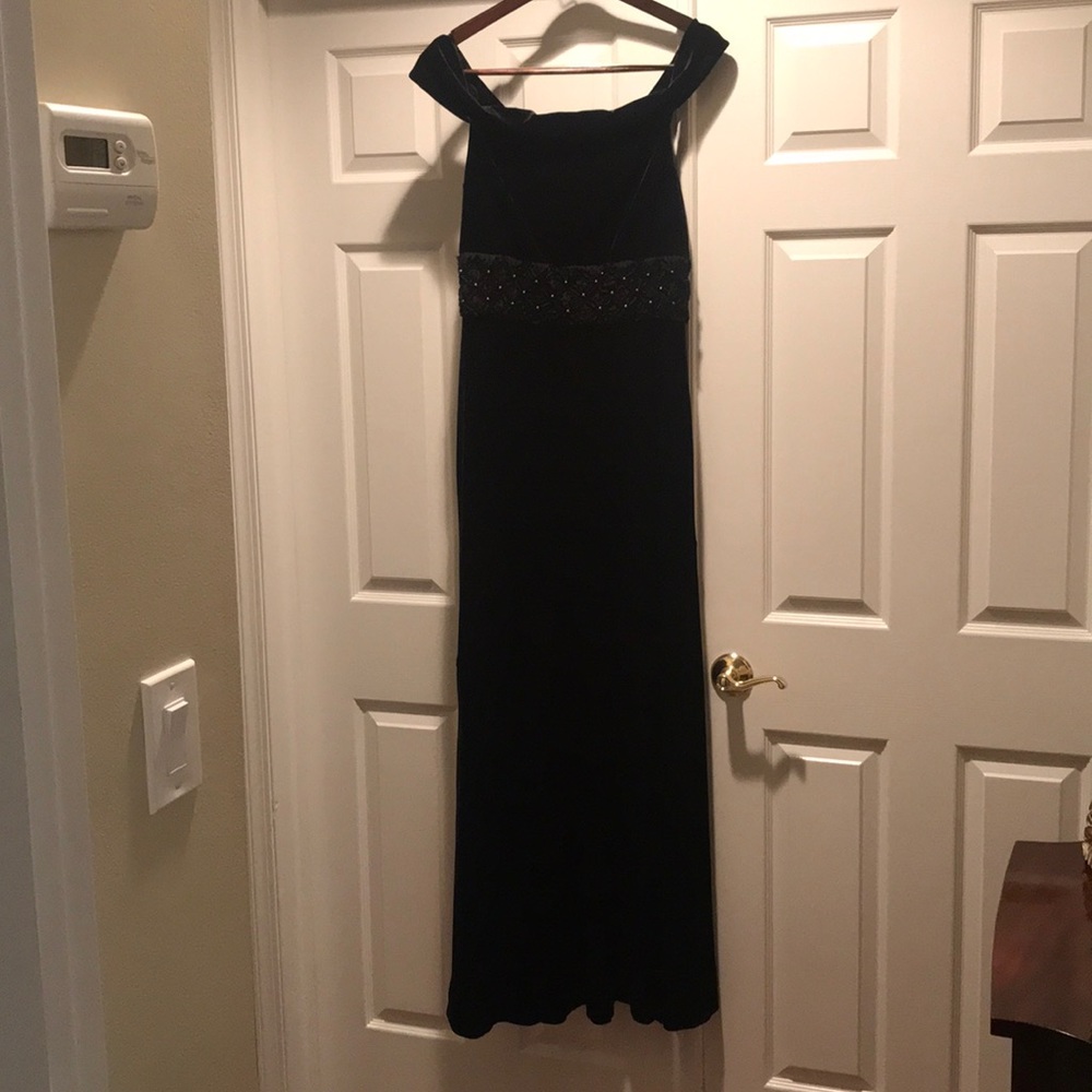 Off the shoulder gown